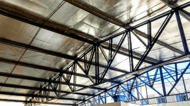 Painel Térmico 3TC — Linha Silver — Aplicação em estrutura metálica.